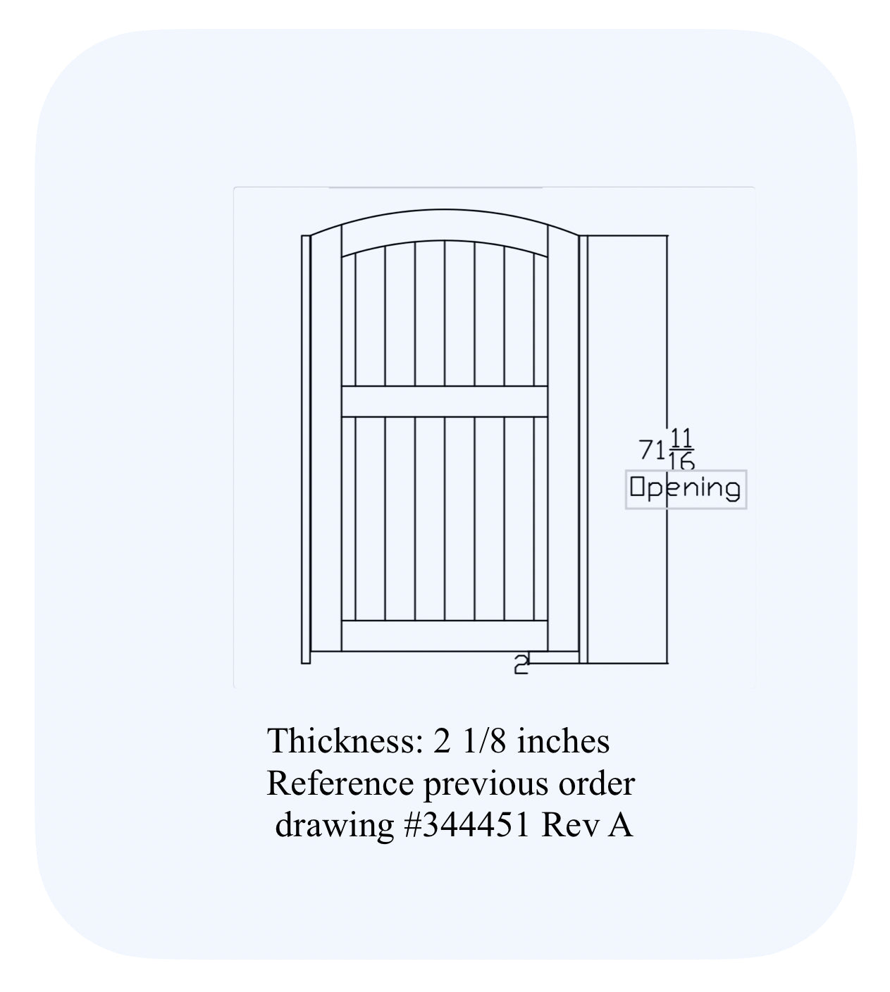 Signature ArchTop Gate (GOC)