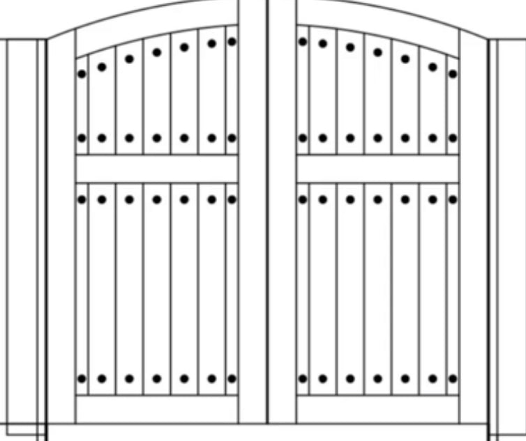 Double Swing FLATTOP Signature Gate (THO)