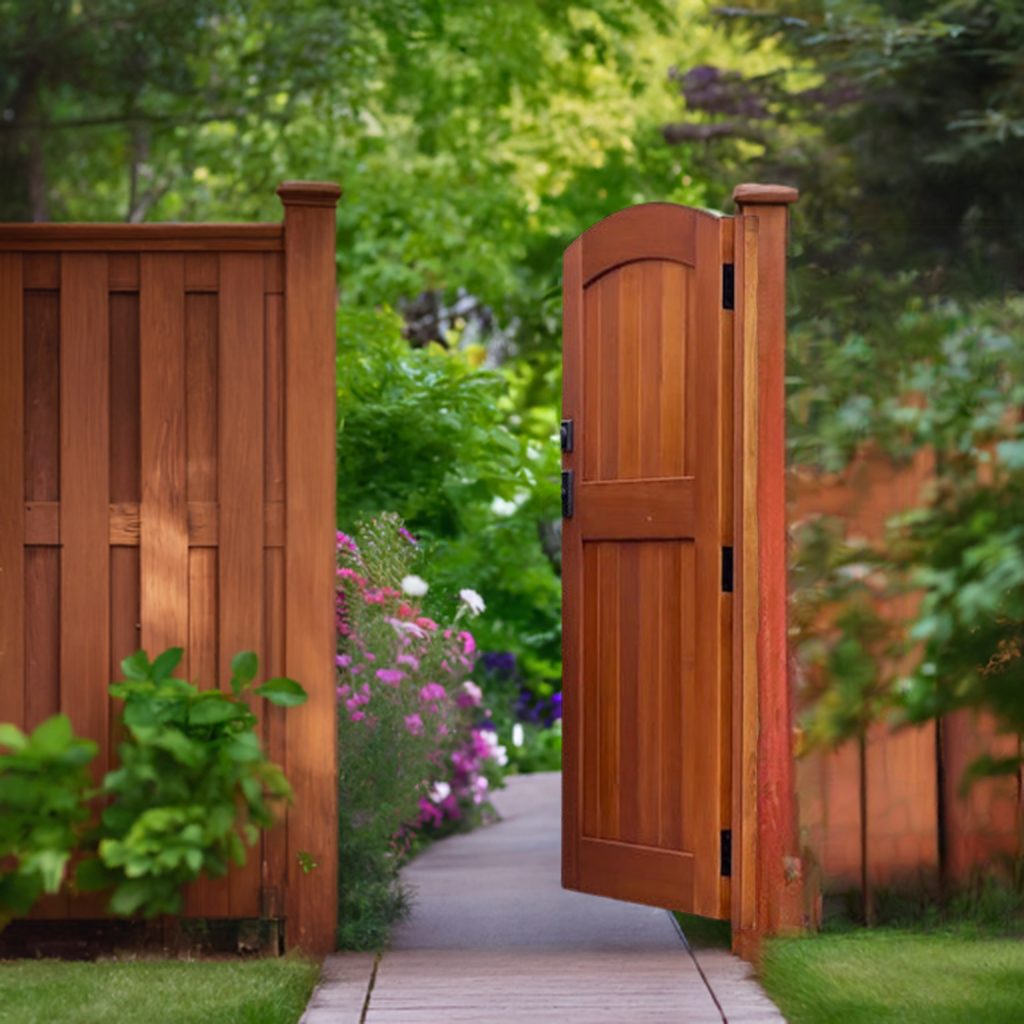 42in wide x 70in tall Signature Wood Gate (Unfinished, Hardware Not Included)