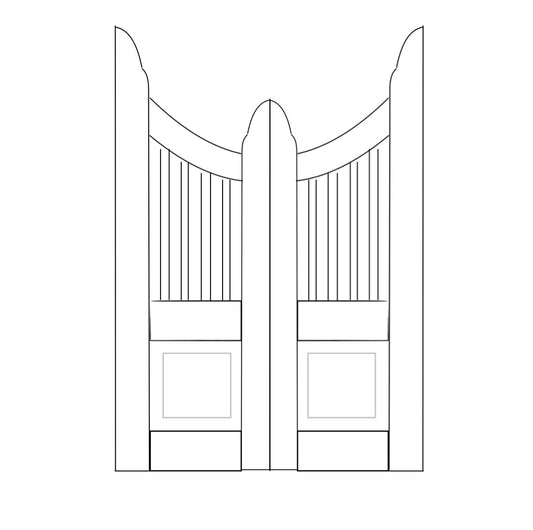 🔸  Windsor Double Swing Gate