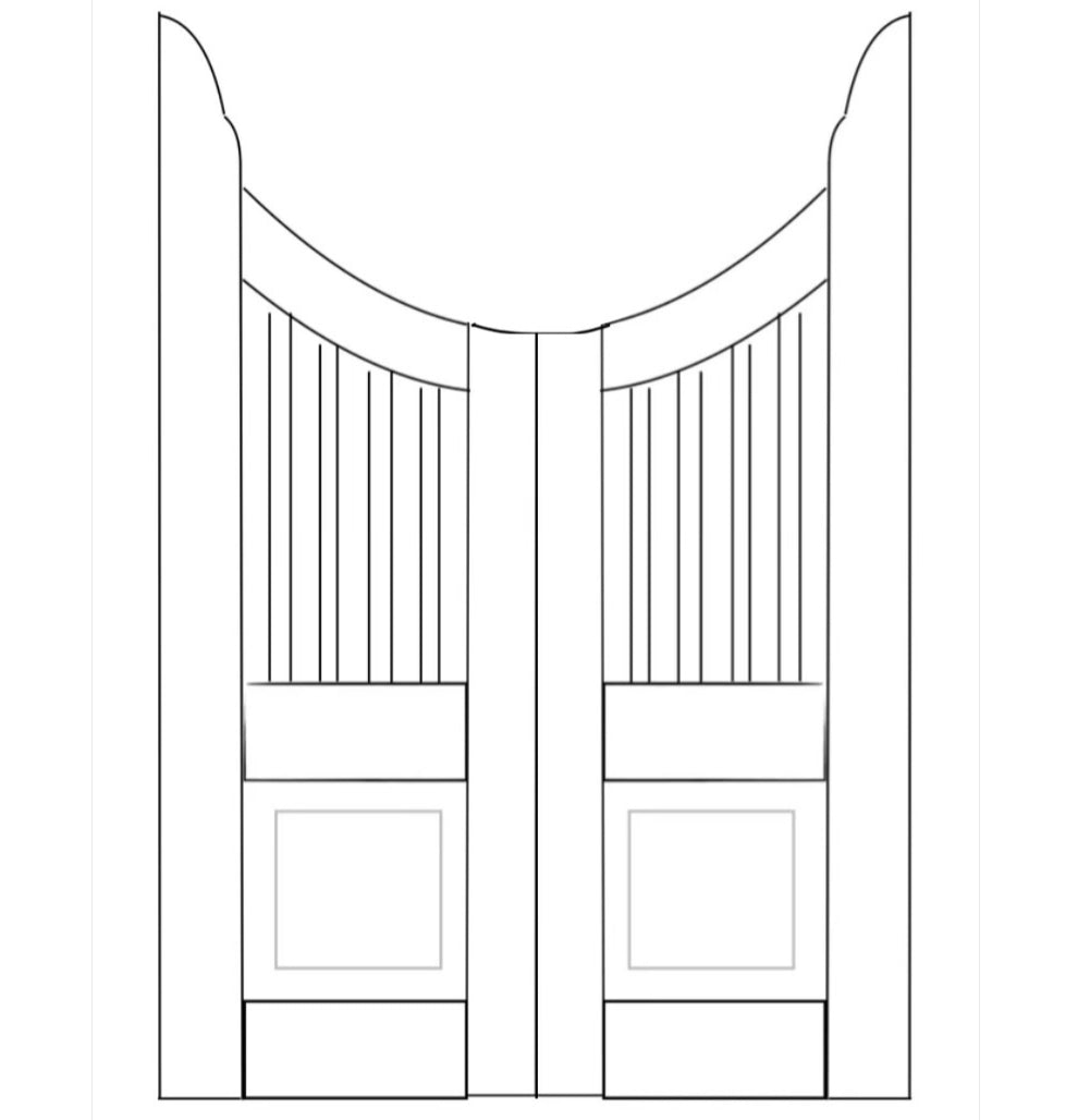 🔸  Windsor Double Swing Gate