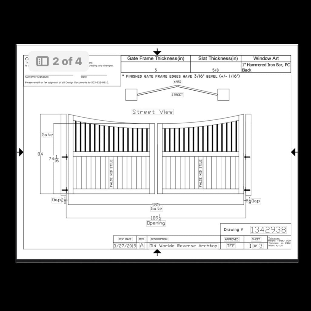 Duplicate of the previously designed, engineered, and built product, replicated to the specifications shown in the online images and shipped to the original delivery location, 7-8 weeks