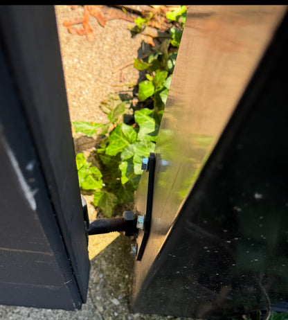 Replacement Signature Compound Arch Double Swing Gate with Steel Reinforcement Frame and Hinge Pins – 155.5” Opening, 81” Peak, 7–8 weeks