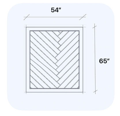 Herringbone SquareTop Custom Panel