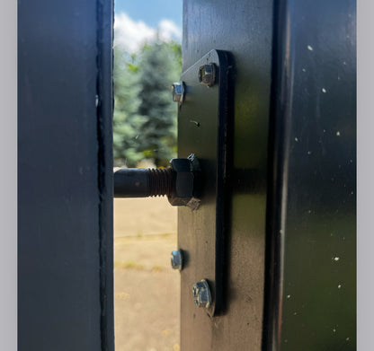 Replacement Signature Compound Arch Double Swing Gate with Steel Reinforcement Frame and Hinge Pins – 155.5” Opening, 81” Peak, 7–8 weeks