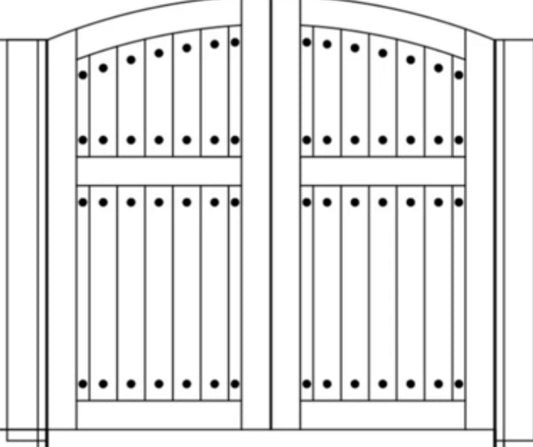 Double Swing FLATTOP Signature Gate (THO)