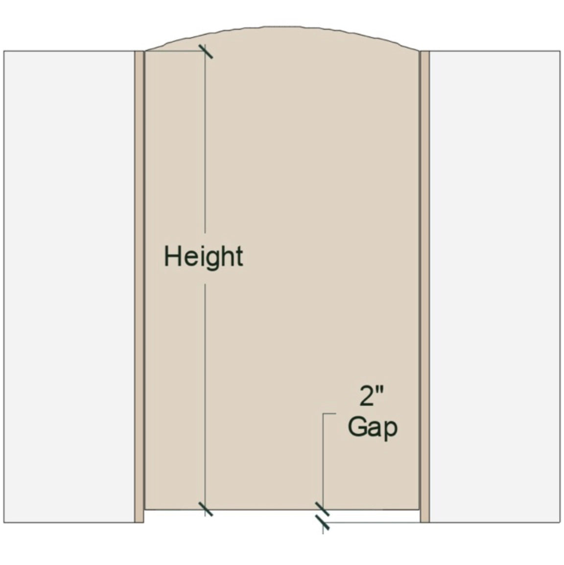 Sherwood Wood Gate Door Package