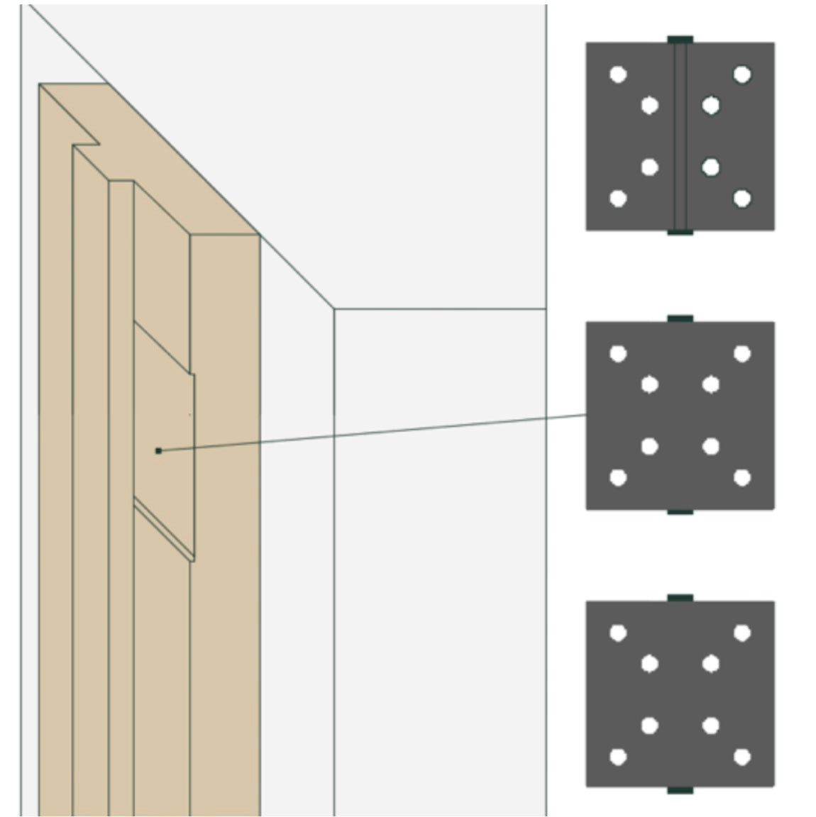 Sherwood Wood Gate Door Package