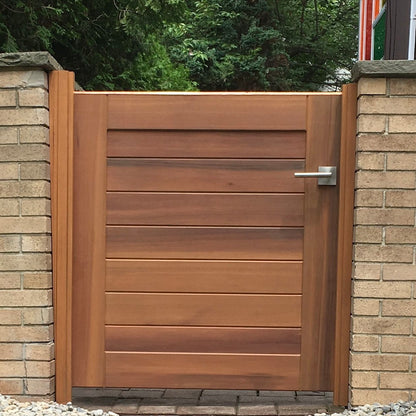 Moderna Wood Gate Door Package