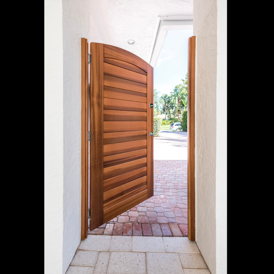 Moderna Wood Gate Door Package