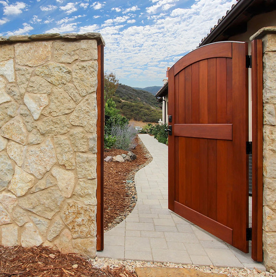 Signature Wood Gate Door Package