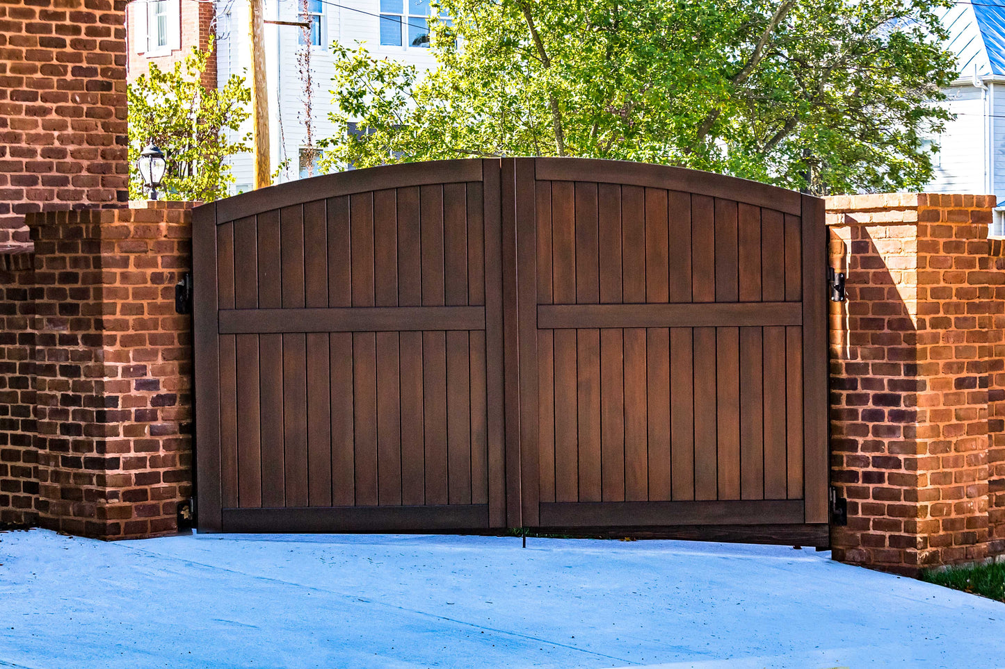 Signature Wood Driveway Gate